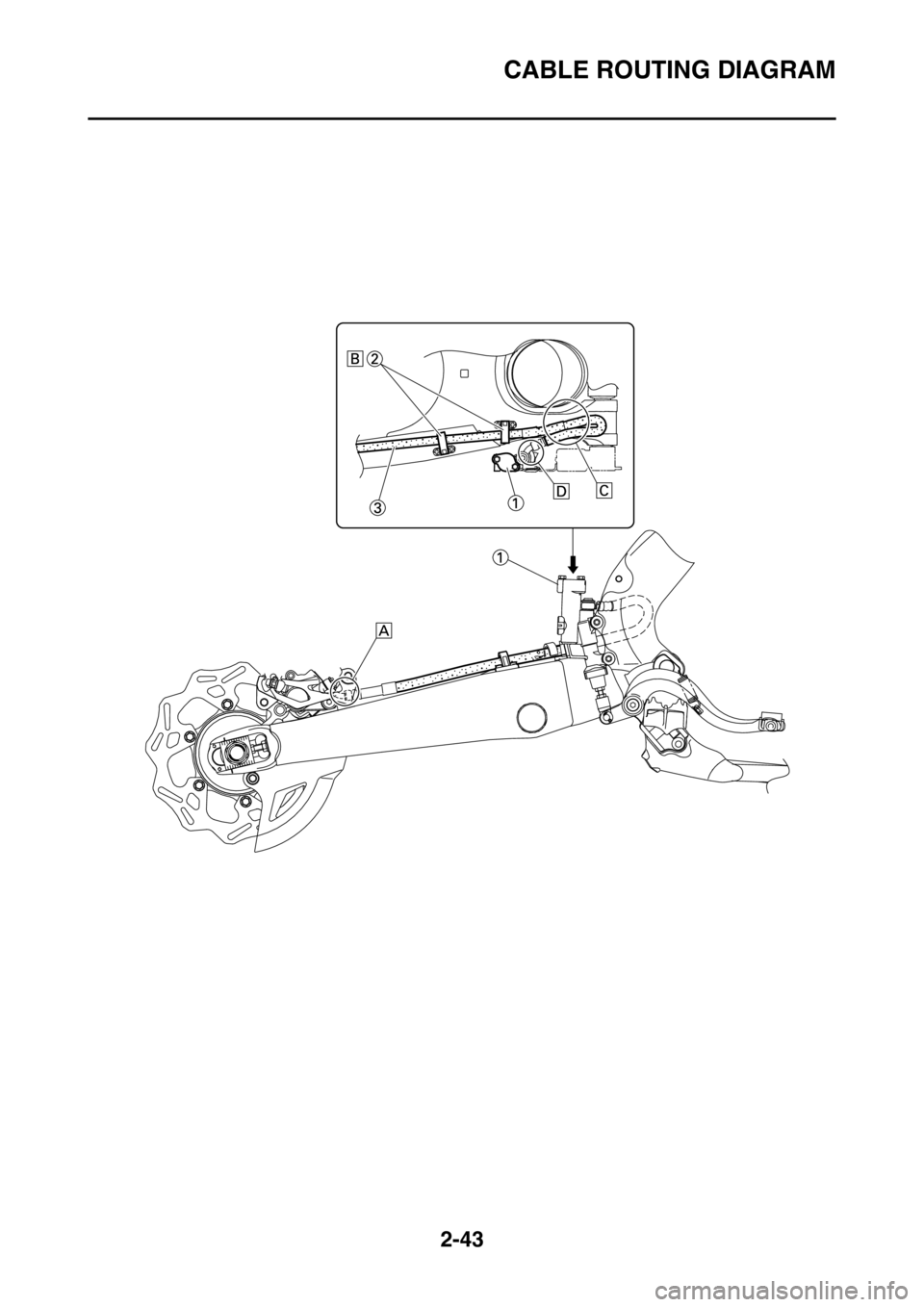 YAMAHA WR 250F 2016 Owners Manual CABLE ROUTING DIAGRAM
2-43 YAMAHA WR 250F 2016 Owners Manual CABLE ROUTING DIAGRAM
2-43