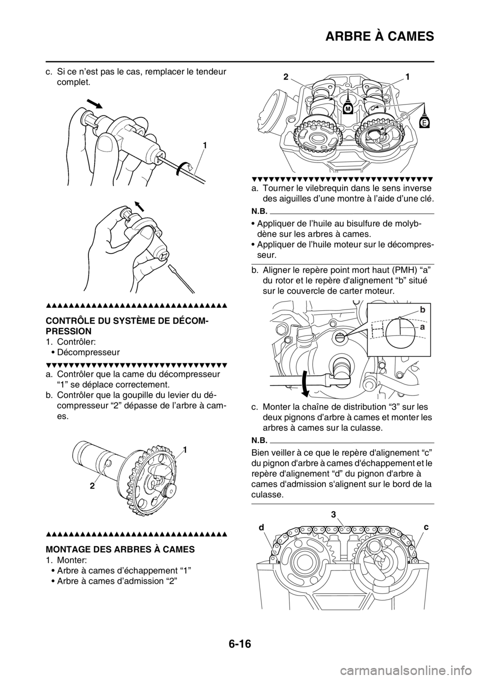 YAMAHA WR 450F 2016 Notices Demploi (in French) ARBRE À CAMES
6-16
c. Si ce n’est pas le cas, remplacer le tendeur complet.
▲▲▲▲▲▲▲▲▲▲▲▲▲▲▲▲▲▲▲▲▲▲▲▲▲▲▲▲▲▲▲▲
FAS2GB2244CONTRÔLE DU S YAMAHA WR 450F 2016 Notices Demploi (in French) ARBRE À CAMES
6-16
c. Si ce n’est pas le cas, remplacer le tendeur complet.
▲▲▲▲▲▲▲▲▲▲▲▲▲▲▲▲▲▲▲▲▲▲▲▲▲▲▲▲▲▲▲▲
FAS2GB2244CONTRÔLE DU S