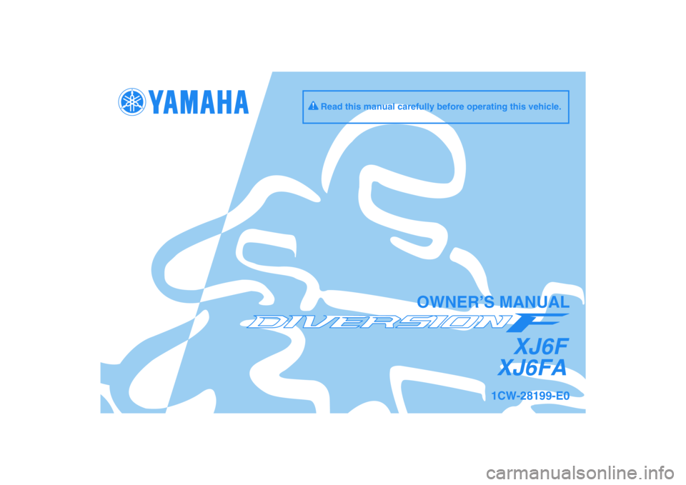 YAMAHA XJ6F 2010  Owners Manual 