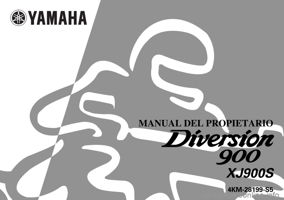 YAMAHA XJ900S 2000  Manuale de Empleo (in Spanish)    
 
 
 
  
4KM-28199-S5
MANUAL DEL PROPIETARIO
XJ900S 