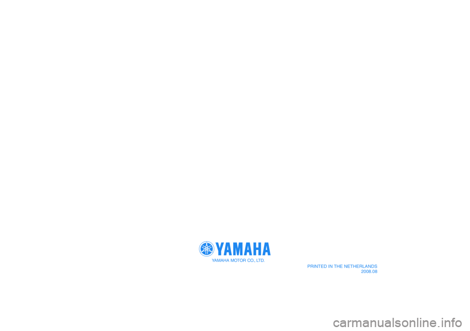 YAMAHA XJR 1300 2009 Instructieboekje (in Dutch) YAMAHA MOTOR CO., LTD.
PRINTED IN THE NETHERLANDS
2008.08
DIC183 YAMAHA XJR 1300 2009 Instructieboekje (in Dutch) YAMAHA MOTOR CO., LTD.
PRINTED IN THE NETHERLANDS
2008.08
DIC183