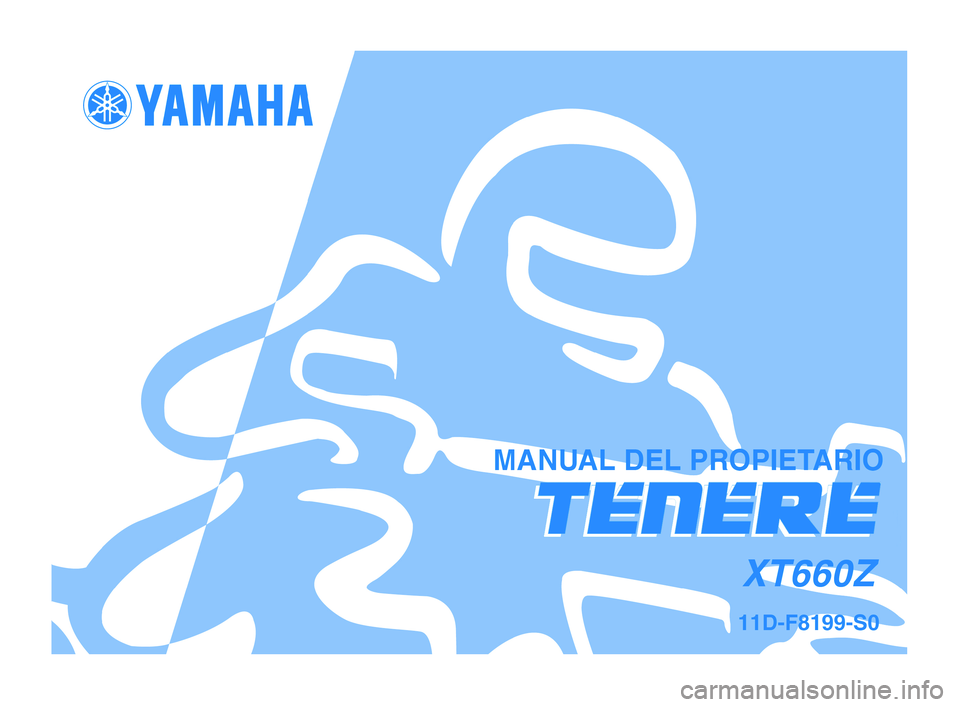 YAMAHA XT660Z 2009  Manuale de Empleo (in Spanish) 