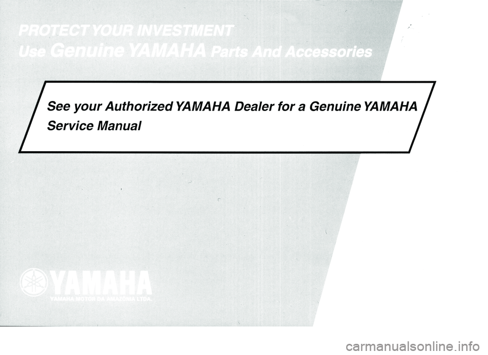 YAMAHA XTZ125 2008  Owners Manual 