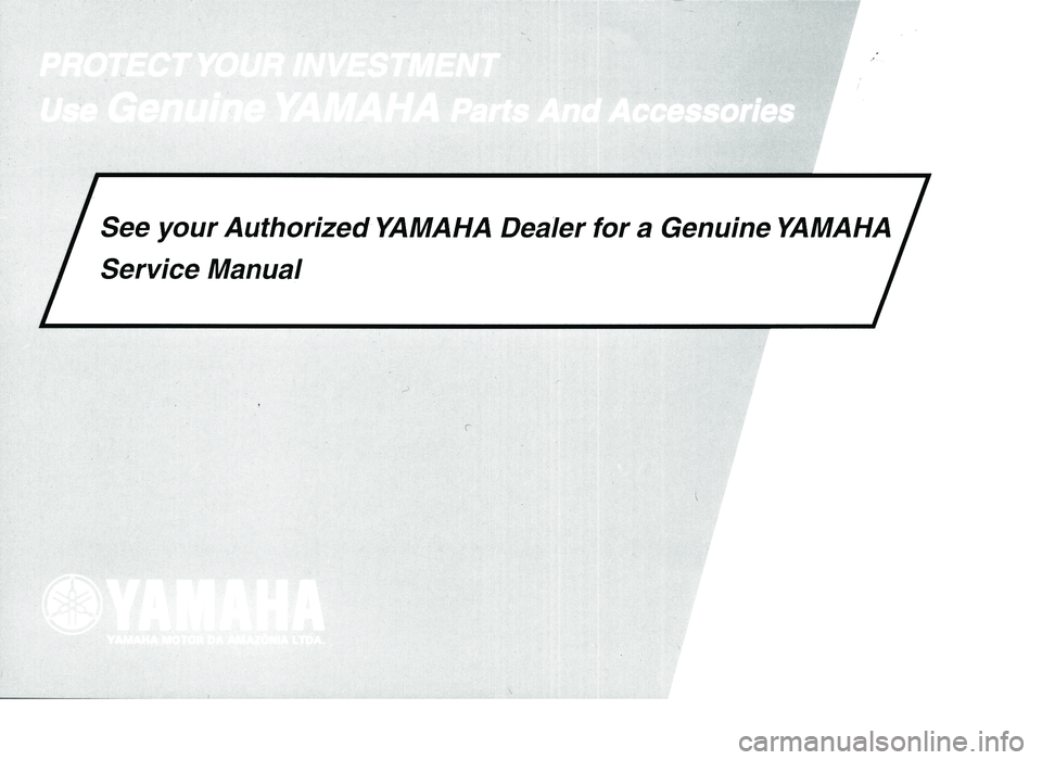 YAMAHA XTZ125 2008 Owners Manual YAMAHA XTZ125 2008 Owners Manual