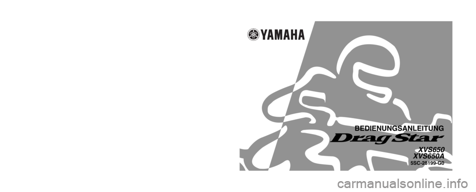 YAMAHA XVS650A 2002  Betriebsanleitungen (in German) 