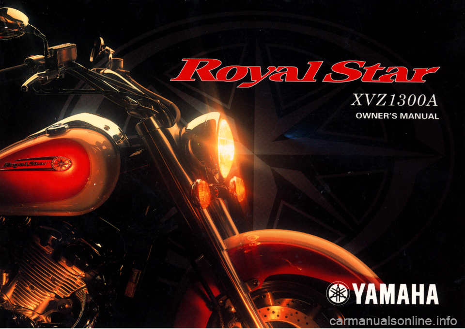 YAMAHA XVZ1300A 2000  Owners Manual 