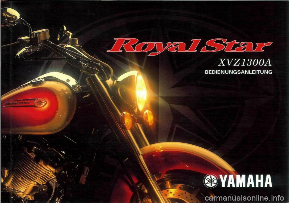 YAMAHA XVZ1300A 2000 Betriebsanleitungen (in German) YAMAHA XVZ1300A 2000 Betriebsanleitungen (in German)