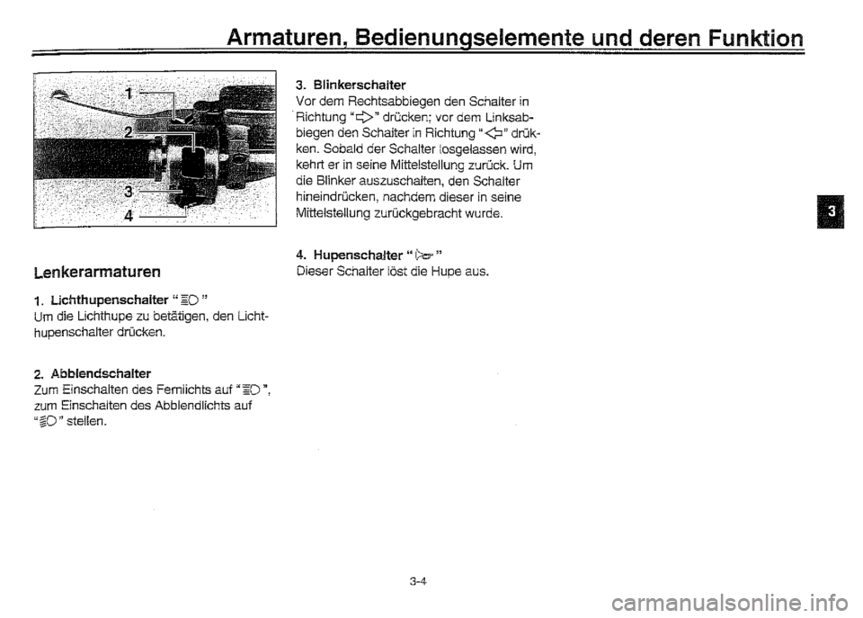 YAMAHA XVZ1300A 2000 Betriebsanleitungen (in German) YAMAHA XVZ1300A 2000 Betriebsanleitungen (in German)