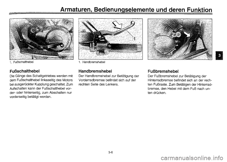 YAMAHA XVZ1300A 2000 Betriebsanleitungen (in German) YAMAHA XVZ1300A 2000 Betriebsanleitungen (in German)