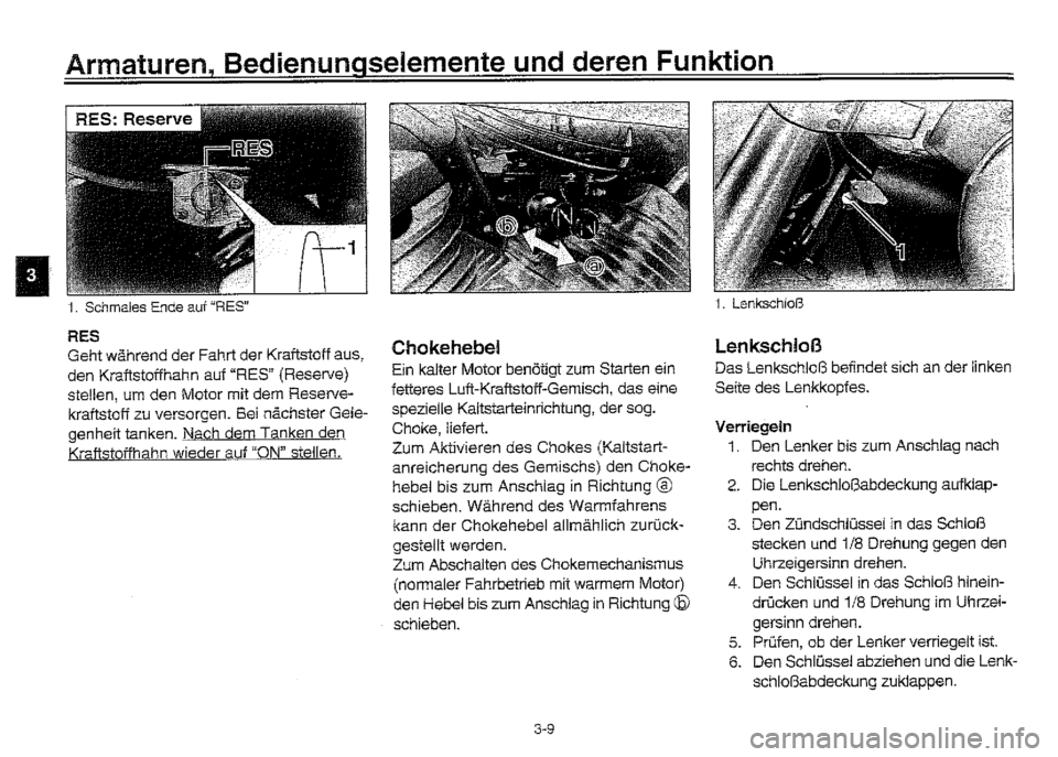 YAMAHA XVZ1300A 2000 Betriebsanleitungen (in German) YAMAHA XVZ1300A 2000 Betriebsanleitungen (in German)