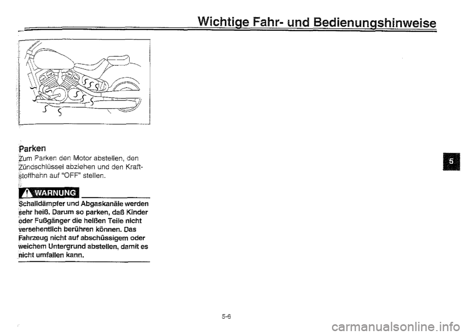 YAMAHA XVZ1300A 2000 Betriebsanleitungen (in German) YAMAHA XVZ1300A 2000 Betriebsanleitungen (in German)