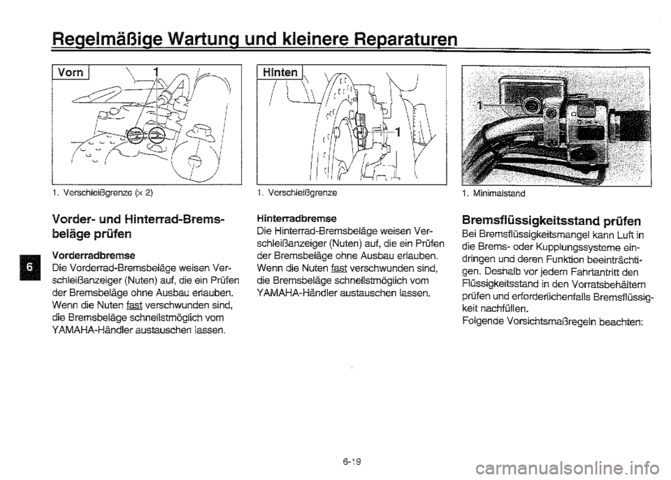 YAMAHA XVZ1300A 2000  Betriebsanleitungen (in German) 