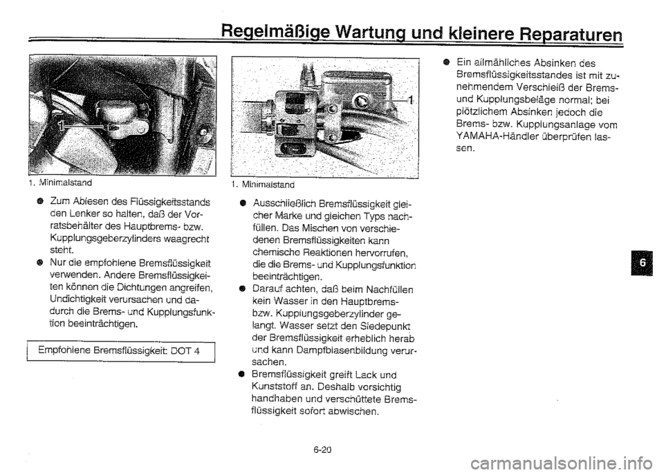 YAMAHA XVZ1300A 2000  Betriebsanleitungen (in German) 