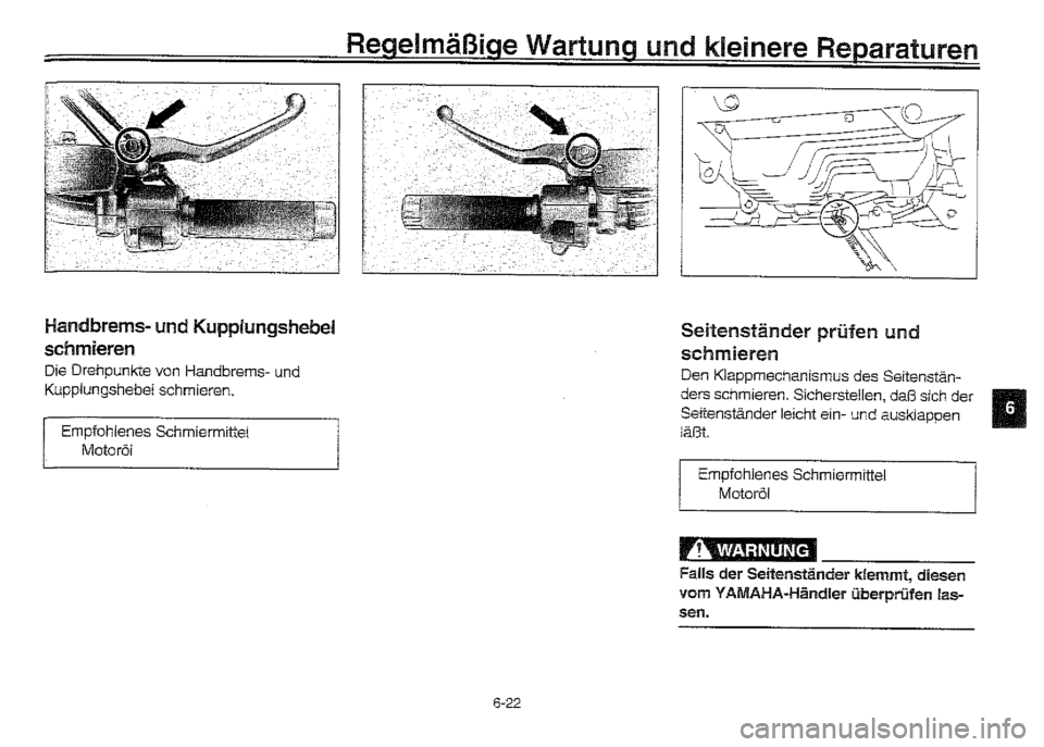YAMAHA XVZ1300A 2000  Betriebsanleitungen (in German) 