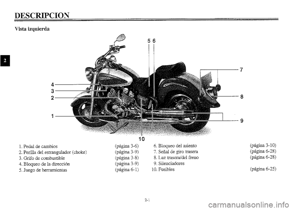 YAMAHA XVZ1300A 2000  Manuale de Empleo (in Spanish) 