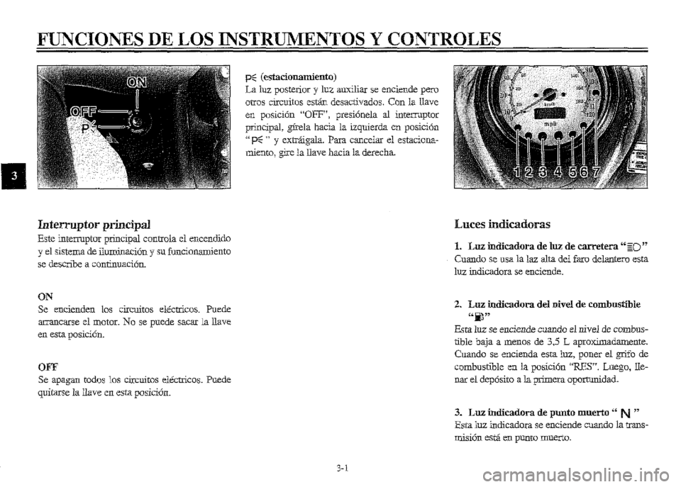 YAMAHA XVZ1300A 2000  Manuale de Empleo (in Spanish) 