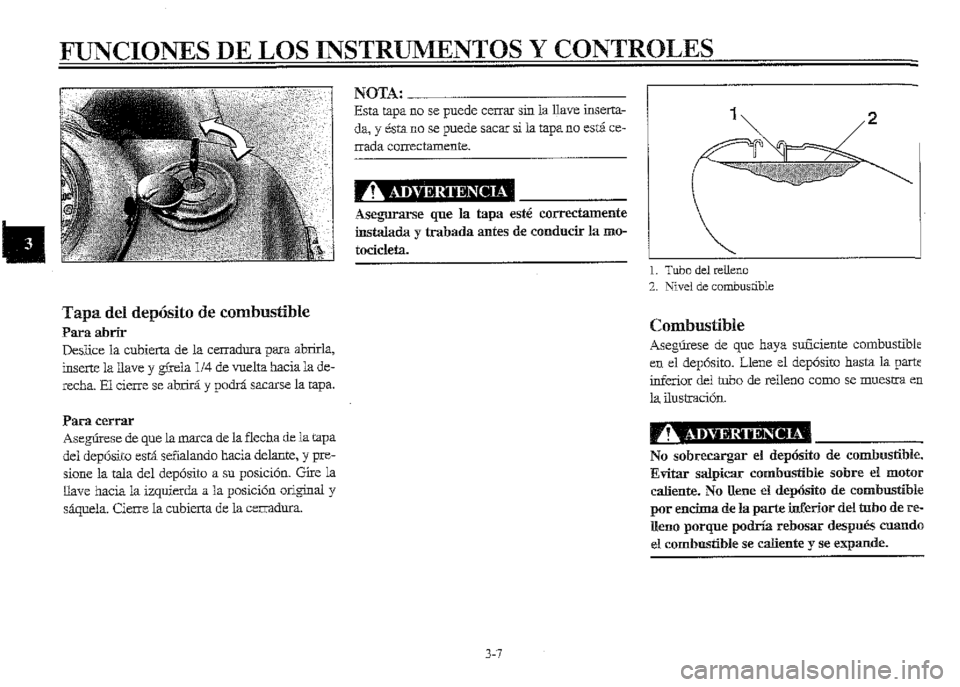YAMAHA XVZ1300A 2000 Manuale de Empleo (in Spanish) YAMAHA XVZ1300A 2000 Manuale de Empleo (in Spanish)