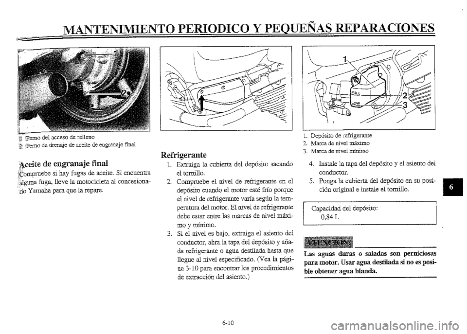 YAMAHA XVZ1300A 2000  Manuale de Empleo (in Spanish) 