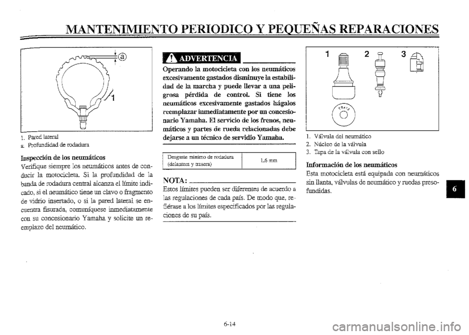 YAMAHA XVZ1300A 2000  Manuale de Empleo (in Spanish) 