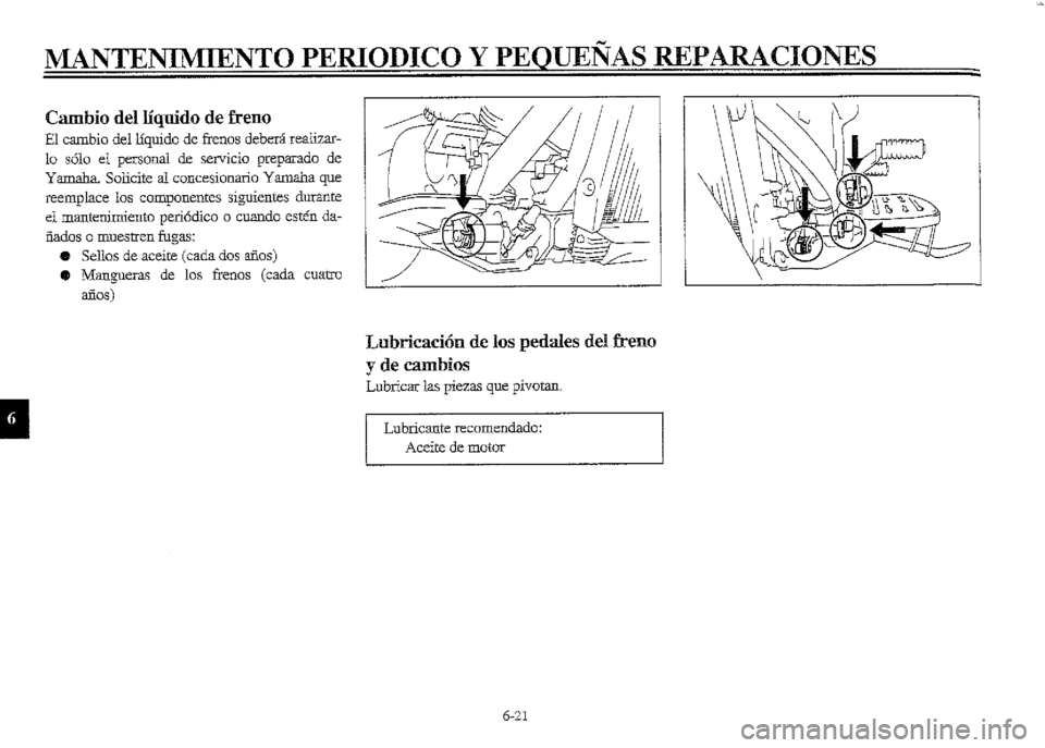 YAMAHA XVZ1300A 2000 Manuale de Empleo (in Spanish) YAMAHA XVZ1300A 2000 Manuale de Empleo (in Spanish)