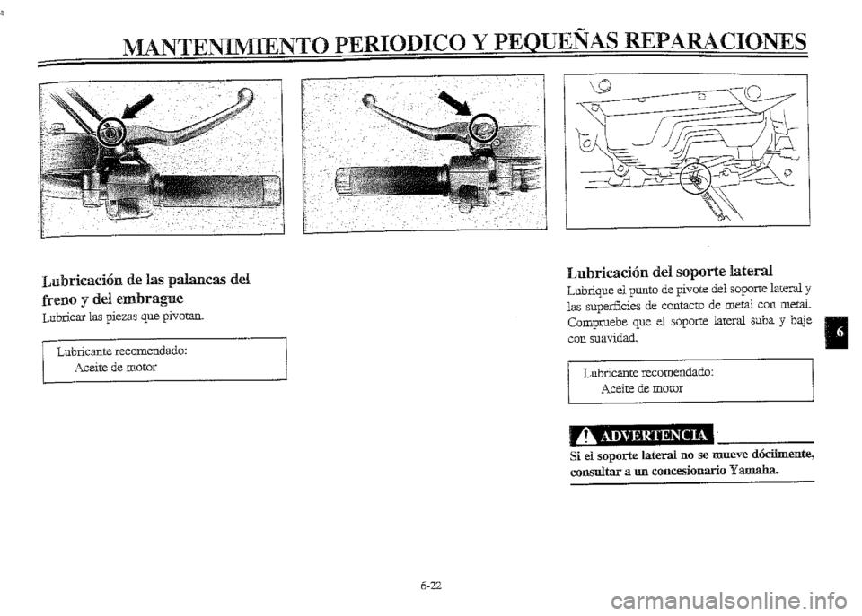 YAMAHA XVZ1300A 2000 Manuale de Empleo (in Spanish) YAMAHA XVZ1300A 2000 Manuale de Empleo (in Spanish)