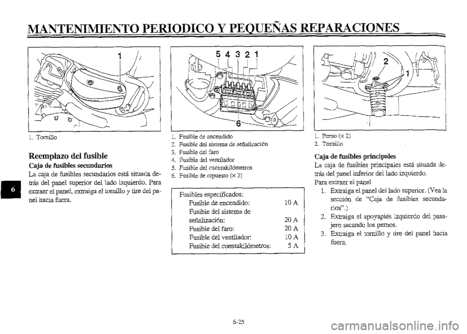 YAMAHA XVZ1300A 2000 Manuale de Empleo (in Spanish) YAMAHA XVZ1300A 2000 Manuale de Empleo (in Spanish)