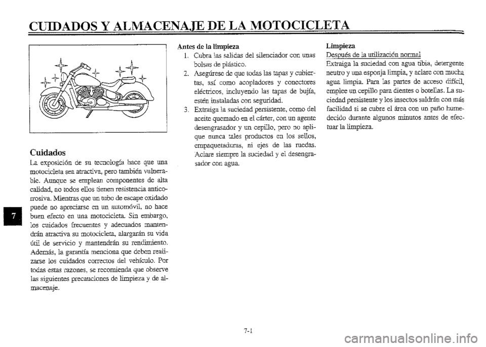YAMAHA XVZ1300A 2000  Manuale de Empleo (in Spanish) 