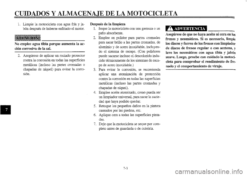 YAMAHA XVZ1300A 2000  Manuale de Empleo (in Spanish) 