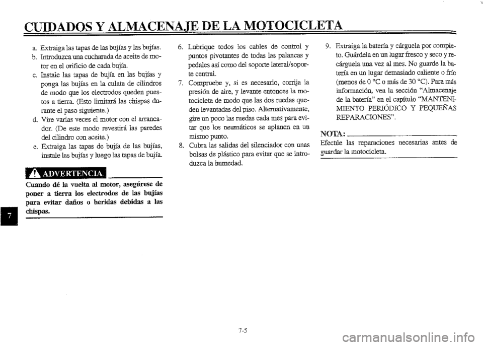 YAMAHA XVZ1300A 2000  Manuale de Empleo (in Spanish) 