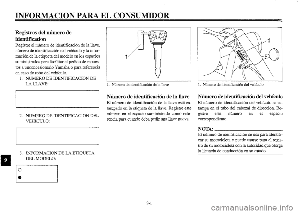 YAMAHA XVZ1300A 2000 Manuale de Empleo (in Spanish) YAMAHA XVZ1300A 2000 Manuale de Empleo (in Spanish)