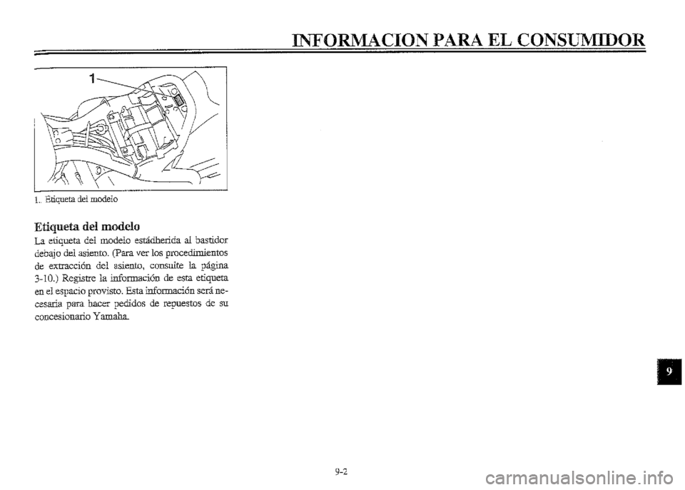 YAMAHA XVZ1300A 2000 Manuale de Empleo (in Spanish) YAMAHA XVZ1300A 2000 Manuale de Empleo (in Spanish)