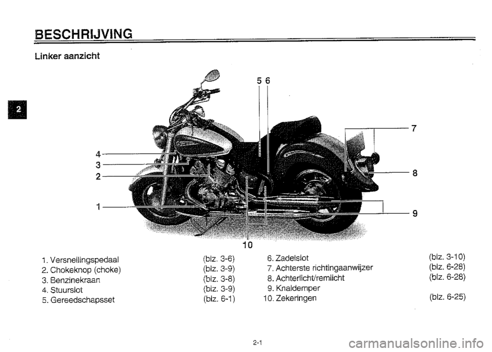 YAMAHA XVZ1300A 2000 Instructieboekje (in Dutch) YAMAHA XVZ1300A 2000 Instructieboekje (in Dutch)