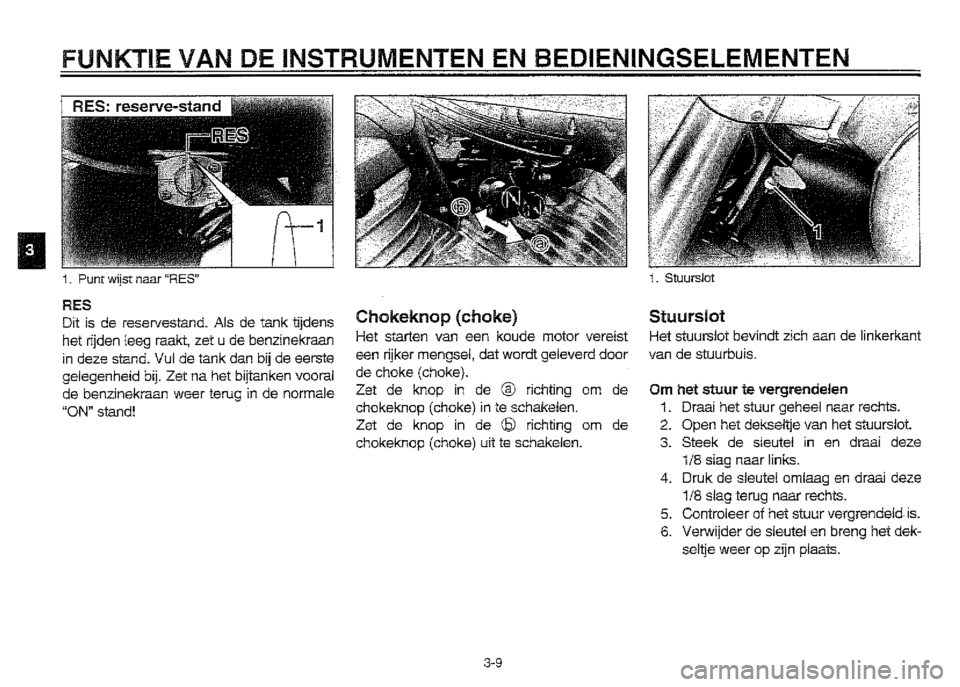 YAMAHA XVZ1300A 2000  Instructieboekje (in Dutch) 