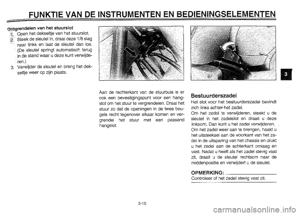 YAMAHA XVZ1300A 2000  Instructieboekje (in Dutch) 