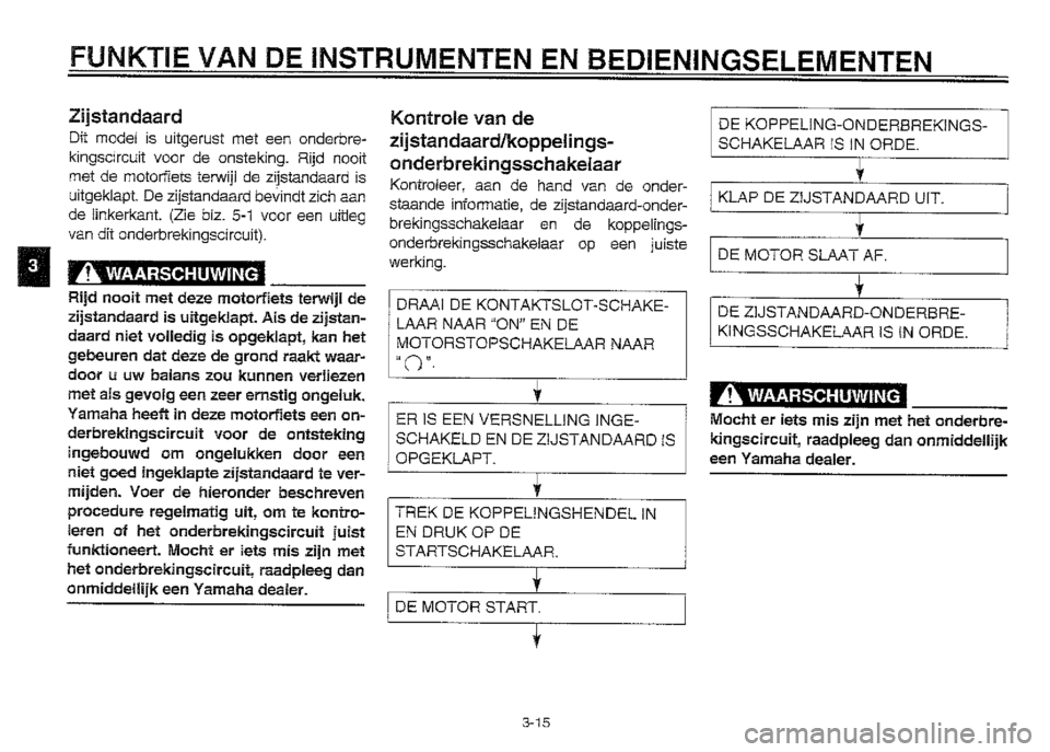 YAMAHA XVZ1300A 2000  Instructieboekje (in Dutch) 