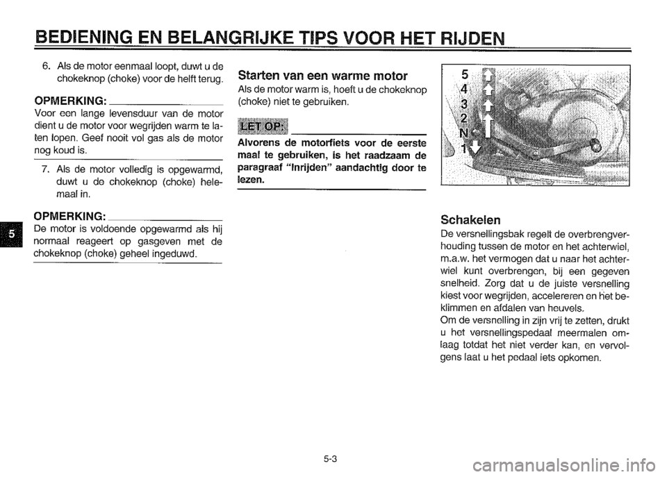 YAMAHA XVZ1300A 2000  Instructieboekje (in Dutch) 
