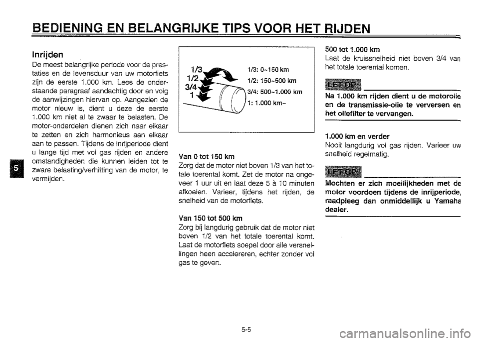 YAMAHA XVZ1300A 2000  Instructieboekje (in Dutch) 