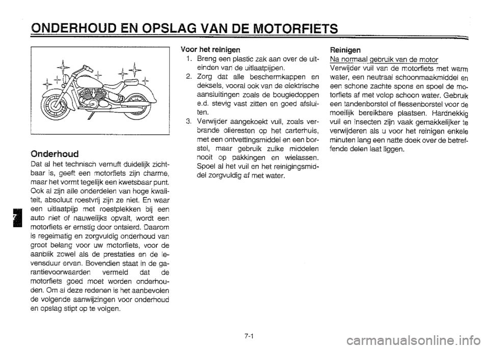 YAMAHA XVZ1300A 2000  Instructieboekje (in Dutch) 