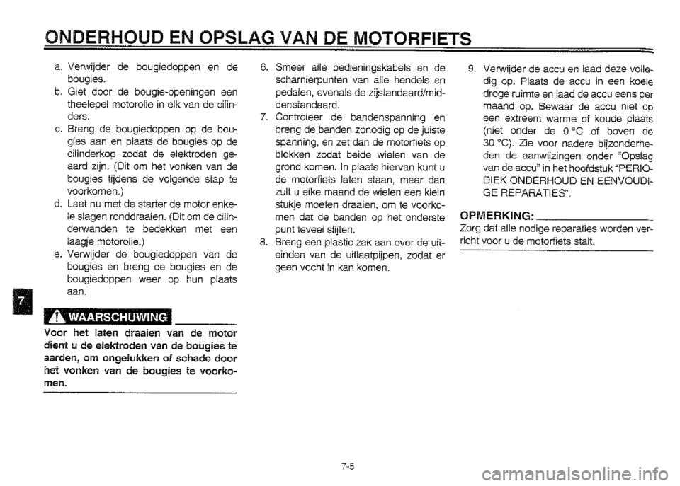 YAMAHA XVZ1300A 2000  Instructieboekje (in Dutch) 