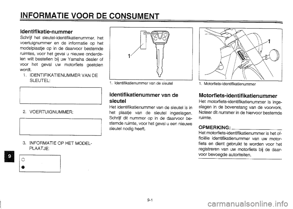 YAMAHA XVZ1300A 2000  Instructieboekje (in Dutch) 