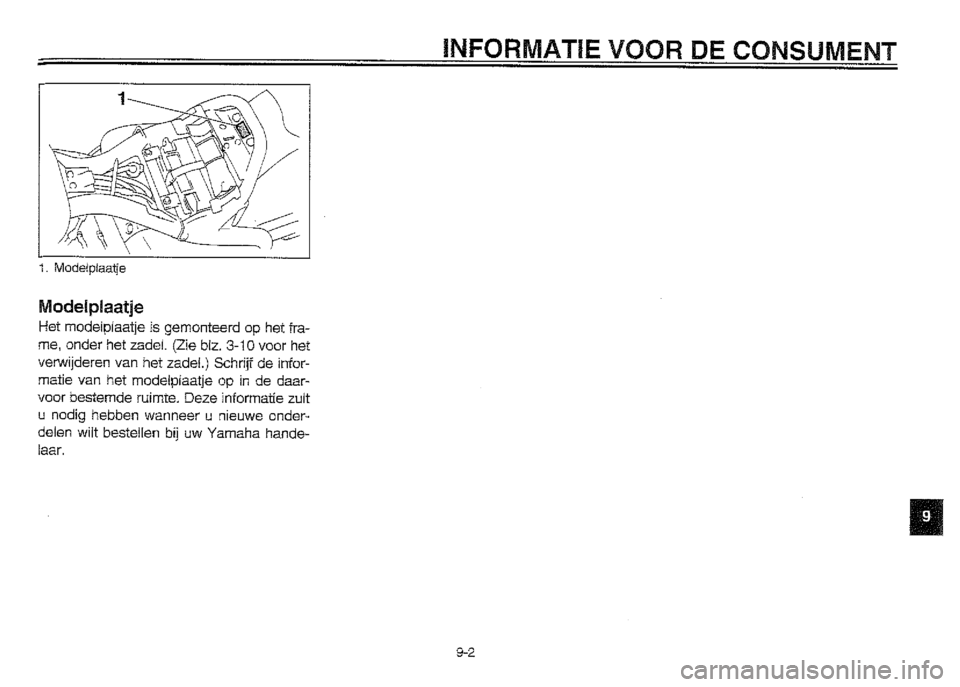 YAMAHA XVZ1300A 2000  Instructieboekje (in Dutch) 