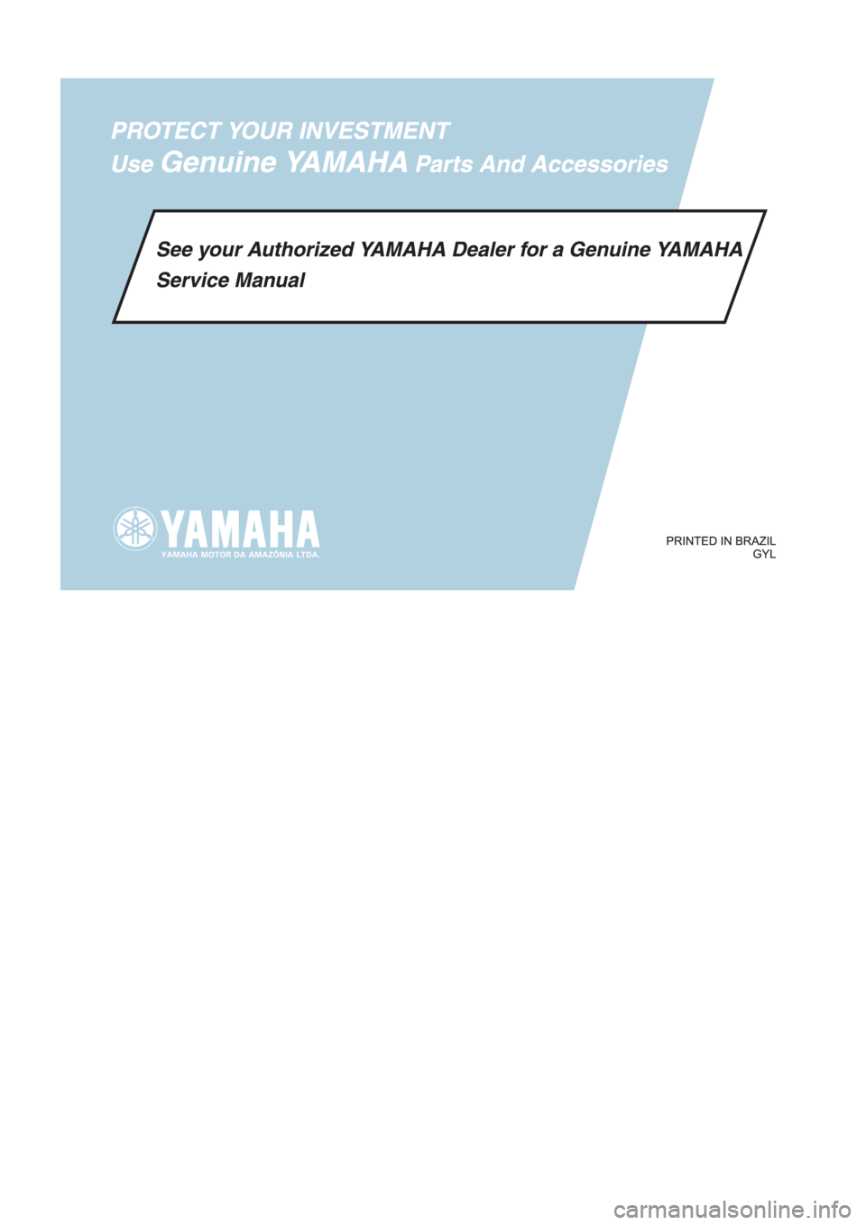 YAMAHA YBR125 2004 Manual Online 