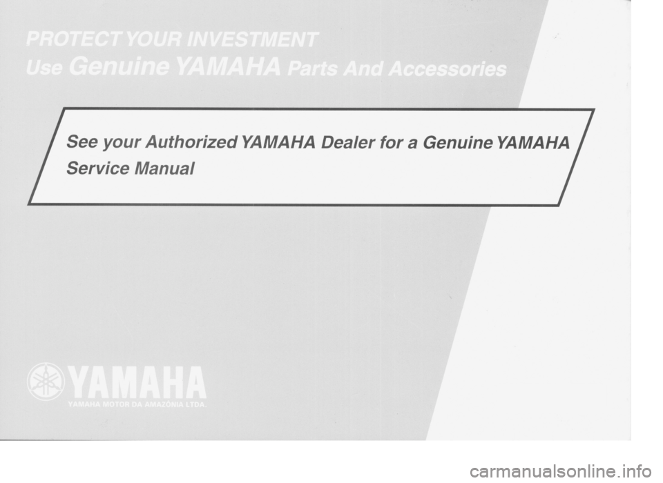 YAMAHA YBR125 2003 Manual Online 