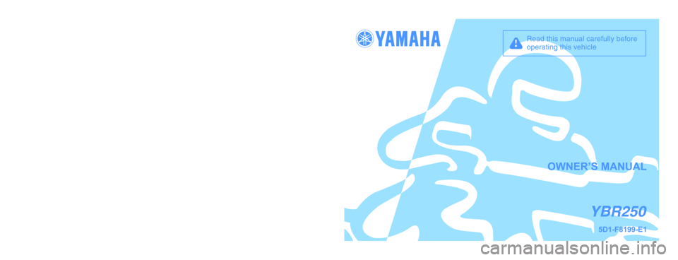 YAMAHA YBR250 2011  Owners Manual 