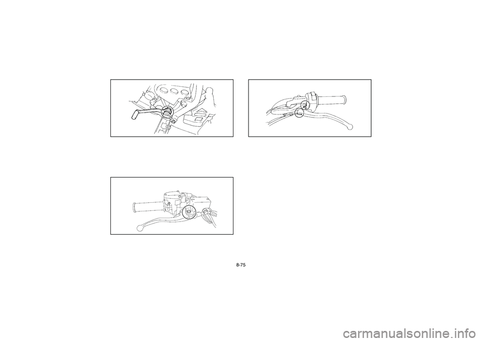 YAMAHA YFM350R 2004  Manuale de Empleo (in Spanish) 8-75
U5YT60.book  Page 75  Friday, December 12, 2003  1:55 PM 