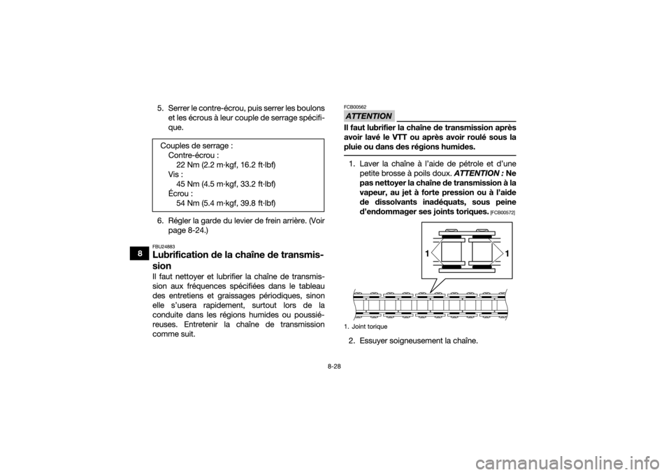 YAMAHA YFM90 2016 Notices Demploi (in French) YAMAHA YFM90 2016 Notices Demploi (in French)