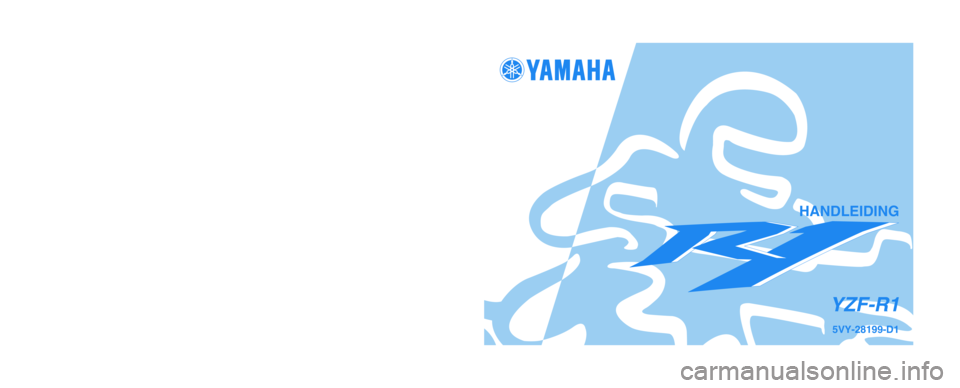 YAMAHA YZF-R1 2005  Instructieboekje (in Dutch) 