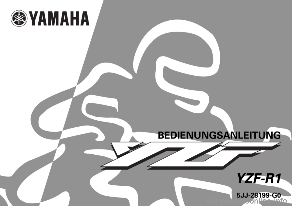 YAMAHA YZF-R1 2000  Betriebsanleitungen (in German) 