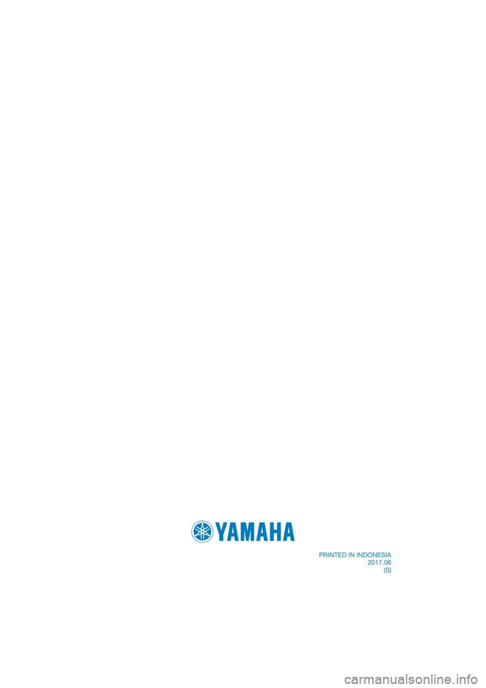 YAMAHA YZF-R3 2018  Manuale de Empleo (in Spanish) DIC183
PRINTED IN INDONESIA2017.06(S) 