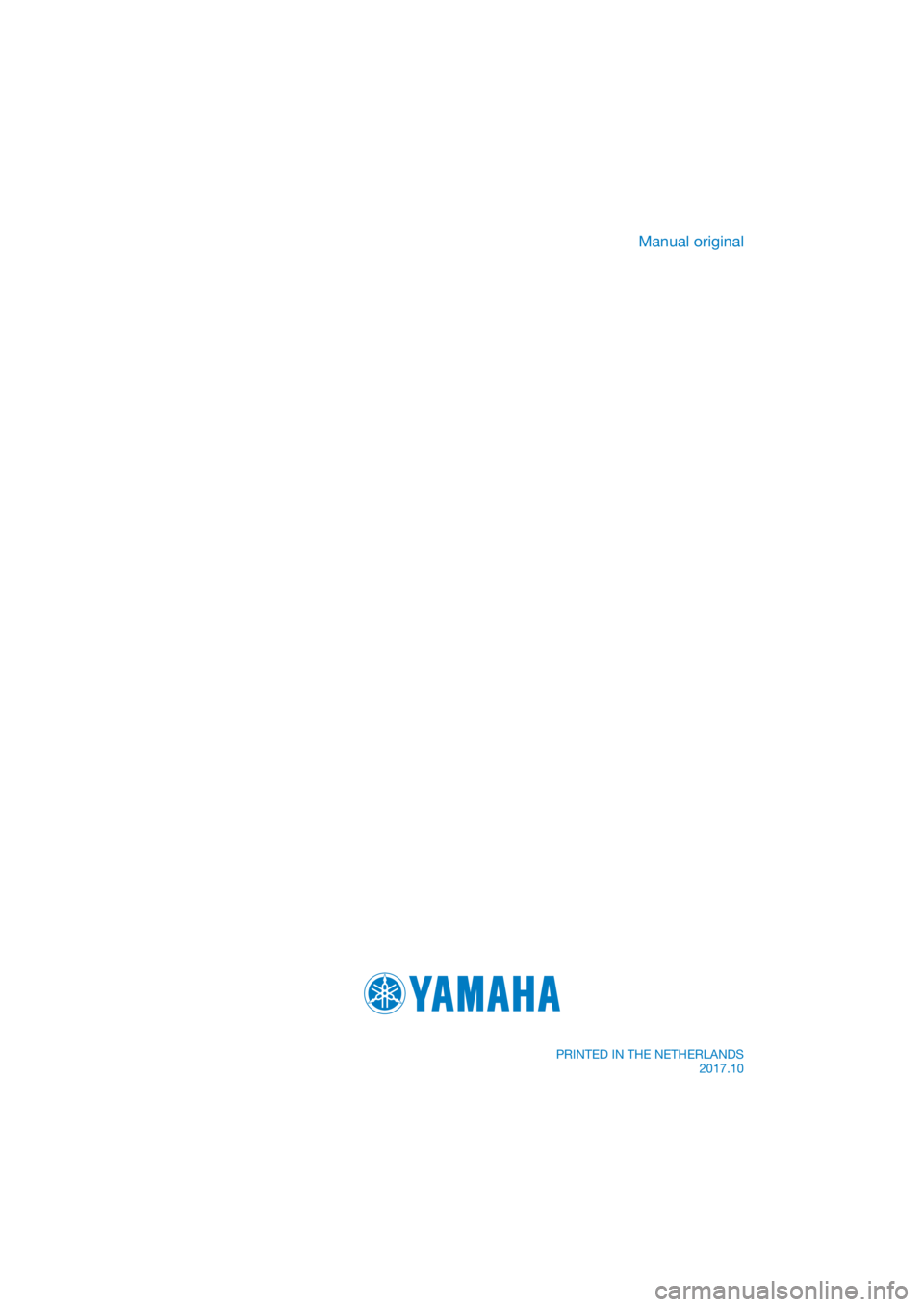 YAMAHA YZF-R6 2018 Manual de utilização (in Portuguese) DIC183
Manual original
PRINTED IN THE NETHERLANDS2017.10 YAMAHA YZF-R6 2018 Manual de utilização (in Portuguese) DIC183
Manual original
PRINTED IN THE NETHERLANDS2017.10